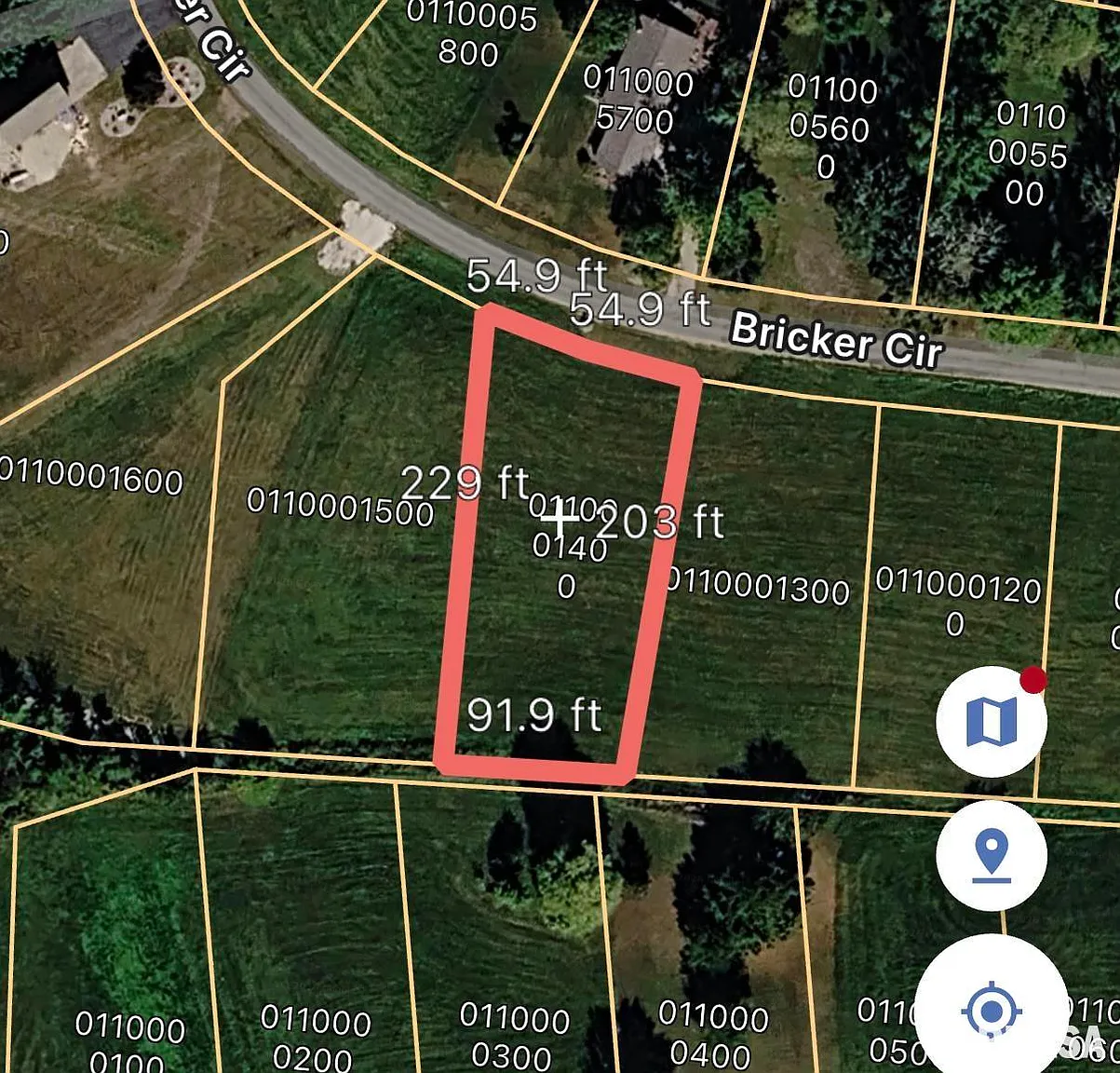14 Bricker Circle lot listing at Little Swan Lake